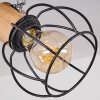 Orkanger Lámpara de Techo Cromo, Negro, 1 luz