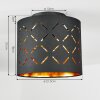 Tallaboa Lámpara de Techo Negro, 1 luz