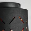Tallaboa Lámpara de Techo dorado, Negro, 1 luz