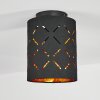 Tallaboa Lámpara de Techo dorado, Negro, 1 luz
