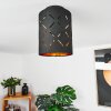 Tallaboa Lámpara de Techo dorado, Negro, 1 luz