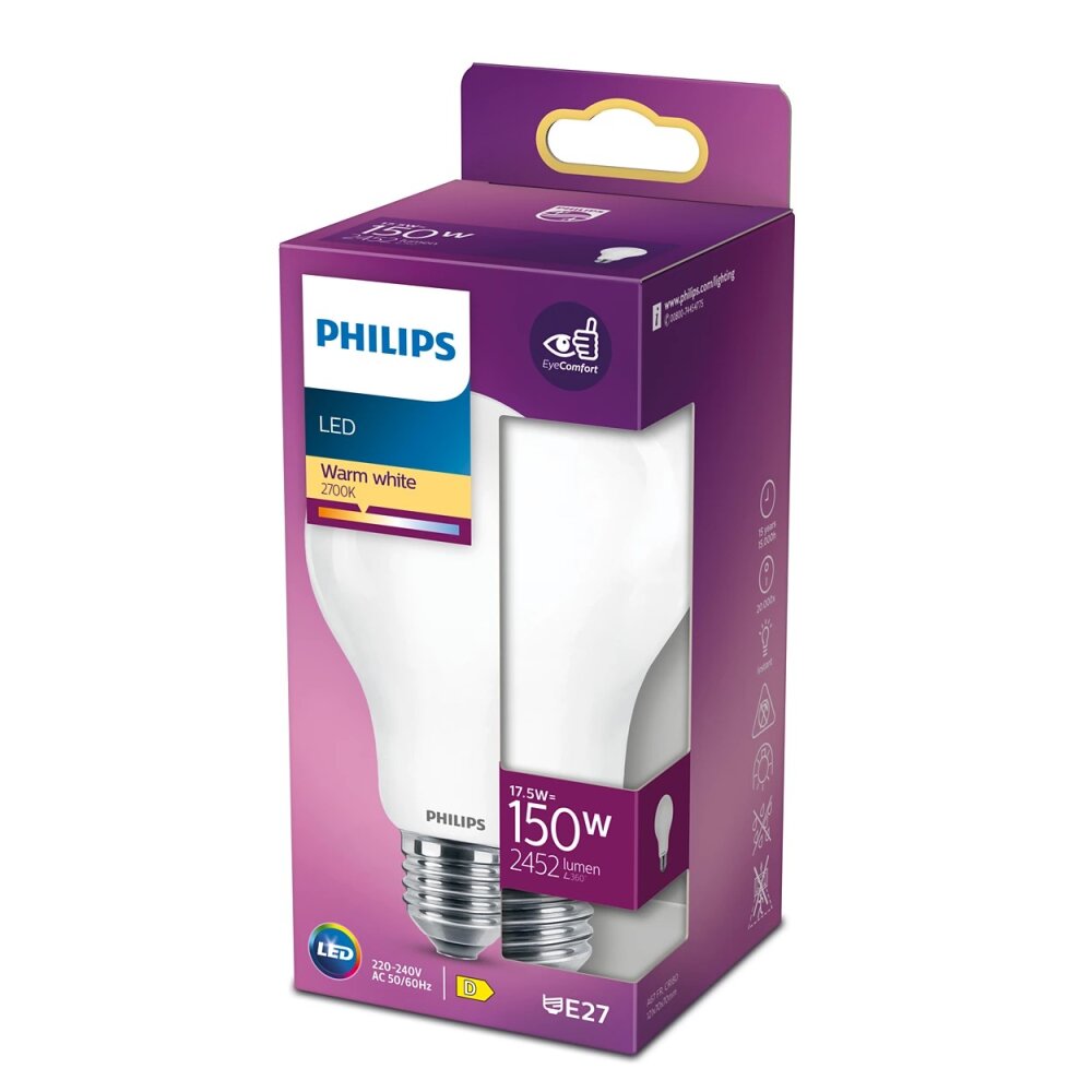 Philips LED E27 17,5 Watt 2700 Kelvin 2452 Lumen 8718699764579