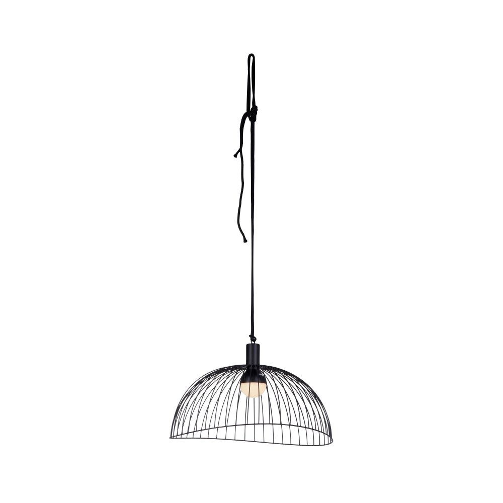Leuchten-Direkt DAVID Lámpara Colgante LED Negro, 1 luz, Mando a distancia, Cambia de color main product photo