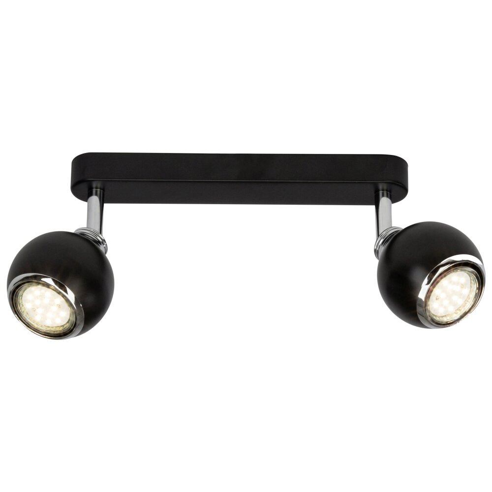 Brilliant Ina Lámpara de Techo LED Cromo, Negro, 2 luces main product photo
