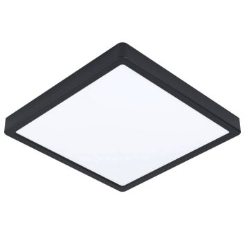 Eglo-Leuchten FUEVA-Z Lámpara de Techo LED Negro, 1 luz