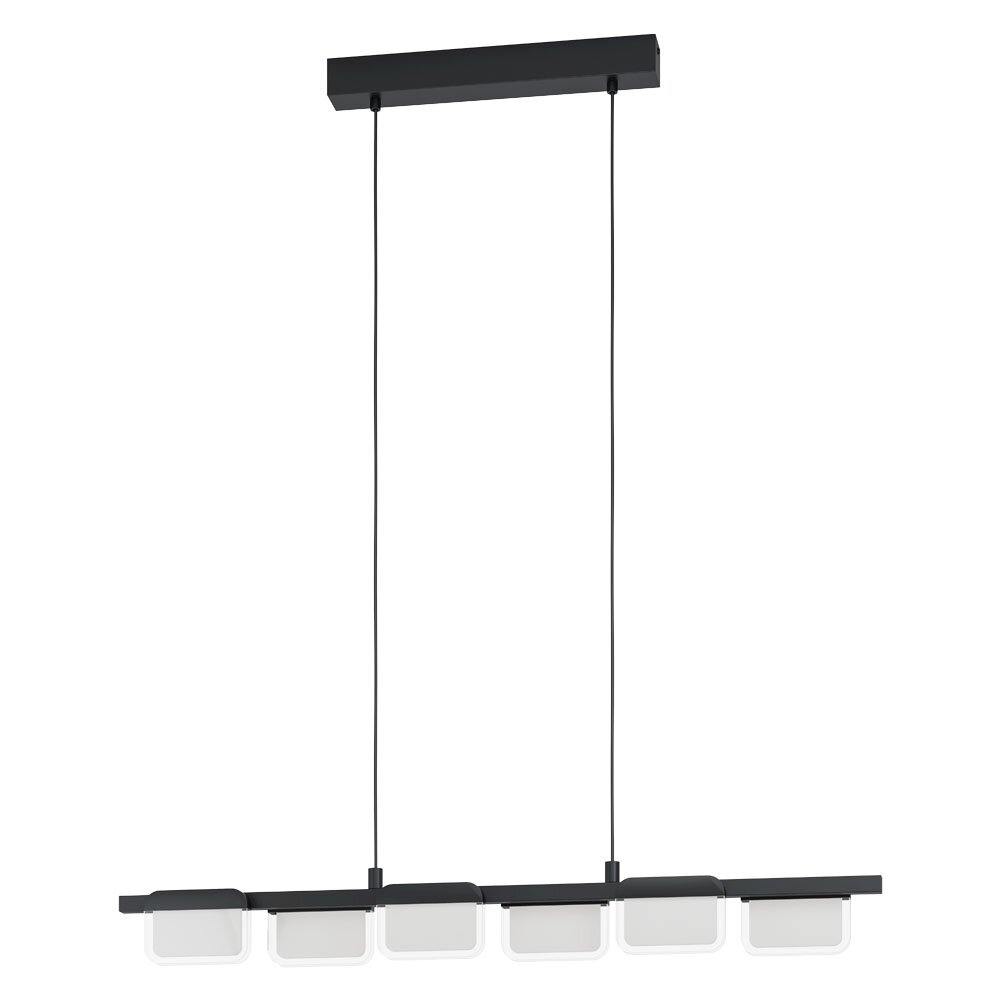 Eglo-Leuchten ERVIDEL Lámpara Colgante LED Negro, 6 luces main product photo