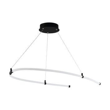 Eglo-Leuchten ALAMEDILLA Lámpara Colgante LED Negro, 1 luz