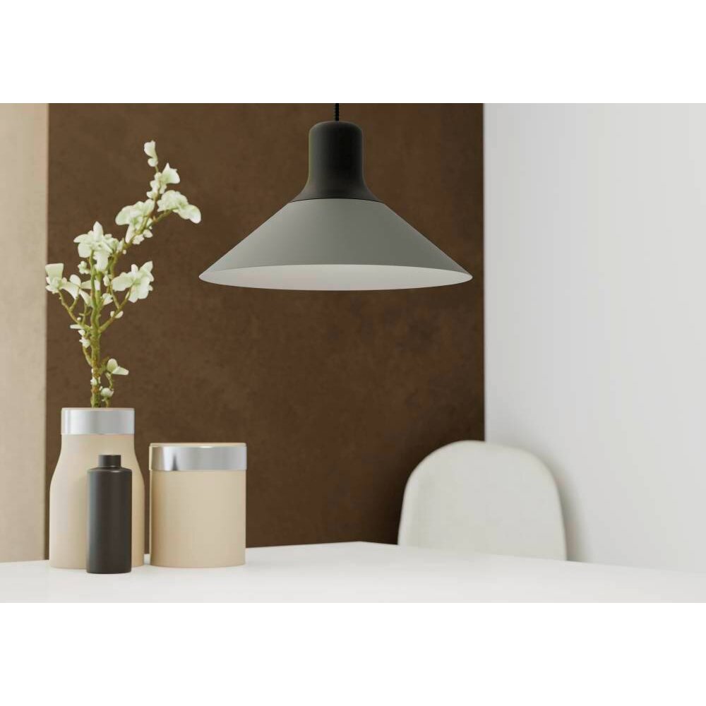 Eglo-Leuchten ABREOSA Lámpara Colgante Gris, Negro, 1 luz main product photo
