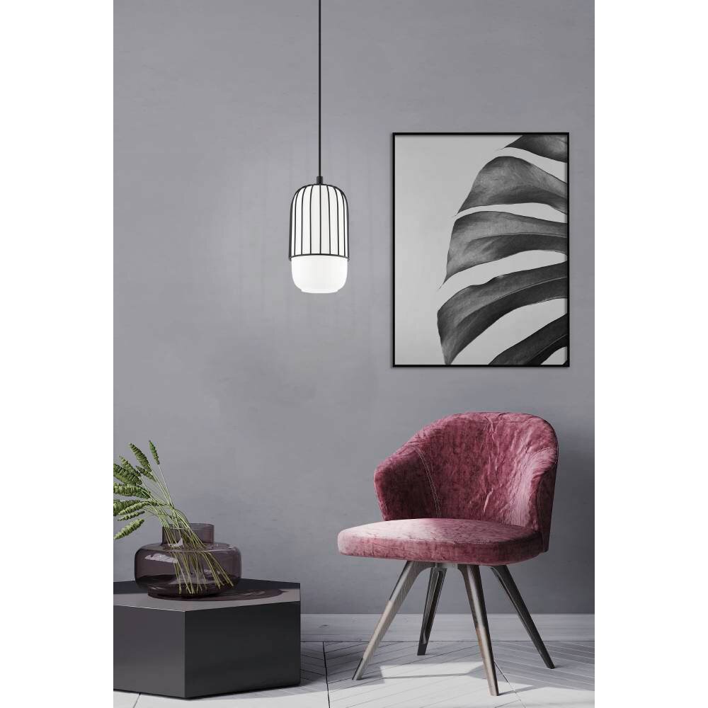 Eglo-Leuchten MULEGES Lámpara Colgante Negro, 1 luz main product photo