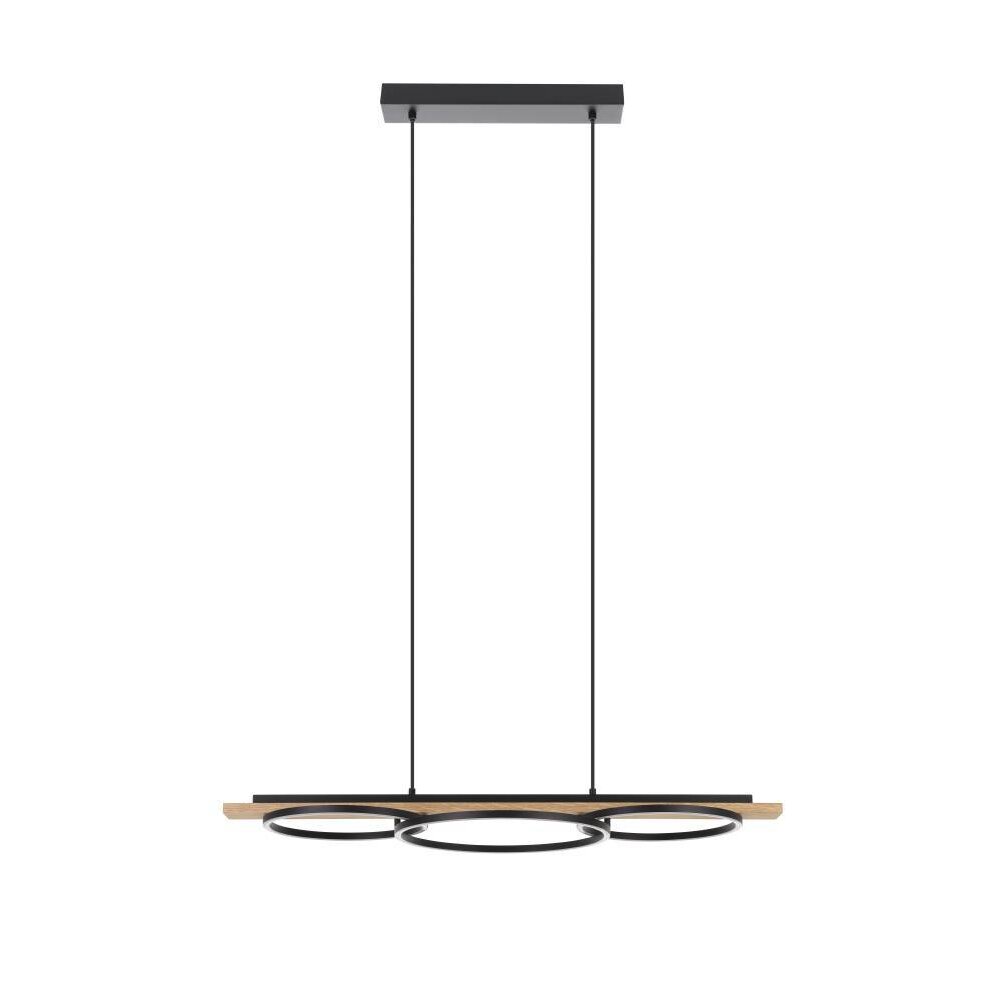 Eglo-Leuchten BOYAL Lámpara Colgante LED Marrón, Negro, 3 luces main product photo