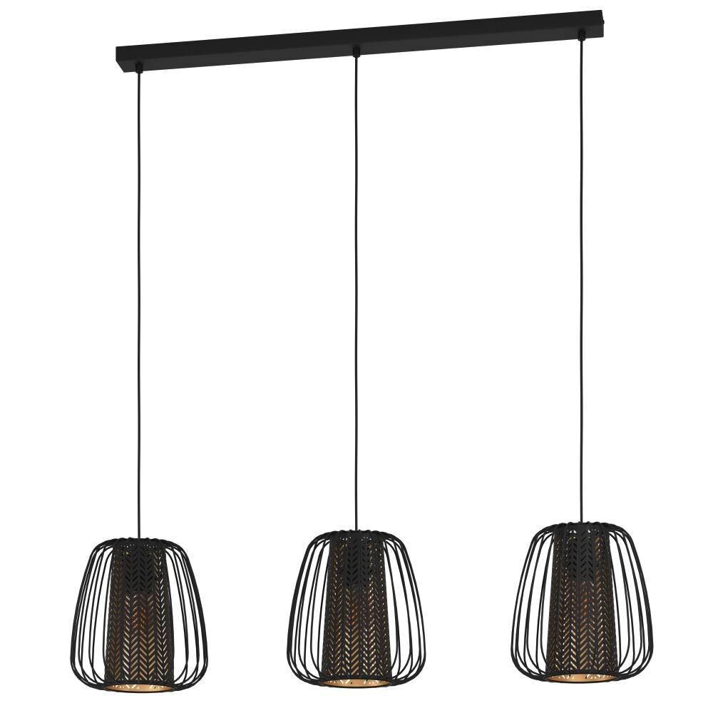 Eglo-Leuchten CURASAO Lámpara Colgante Negro, 3 luces main product photo