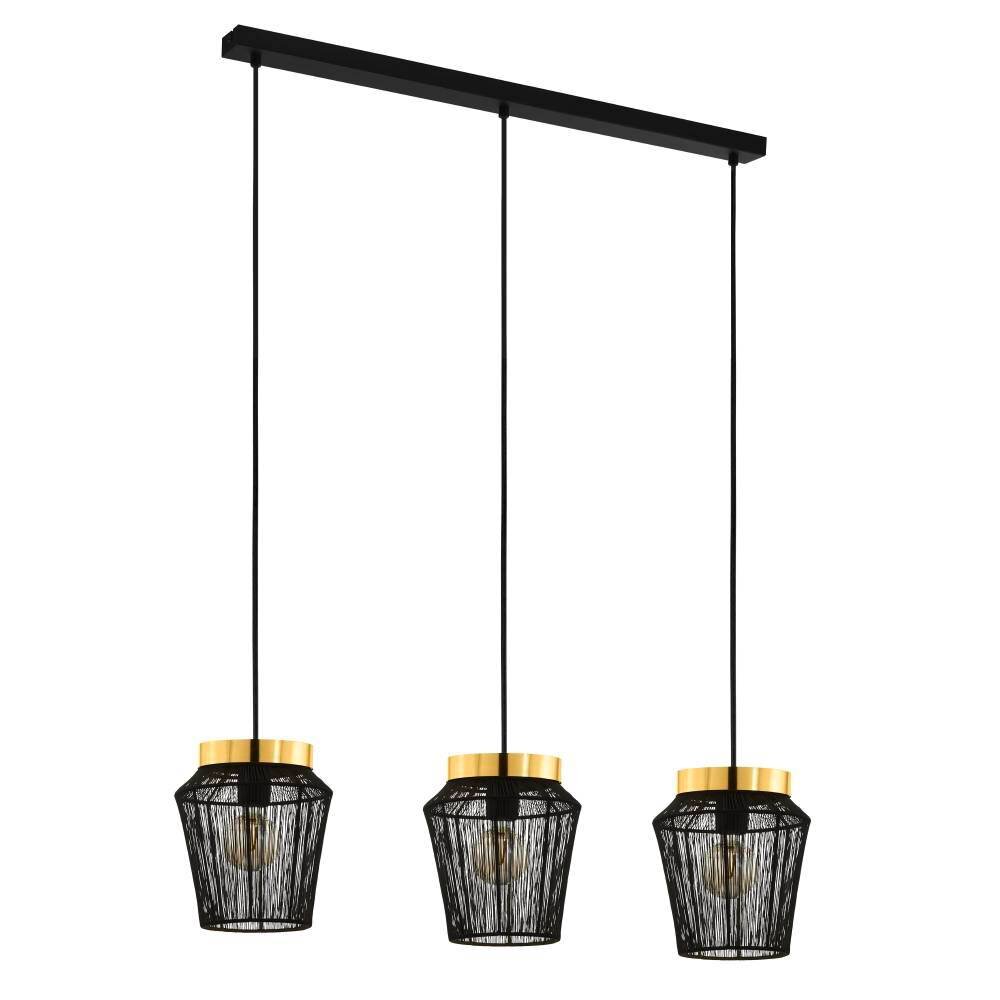 Eglo-Leuchten ESCANDIDOS Lámpara Colgante Latón, Negro, 3 luces main product photo