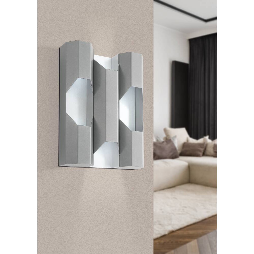 Eglo-Leuchten ZINACUA Aplique LED Plata, 4 luces main product photo