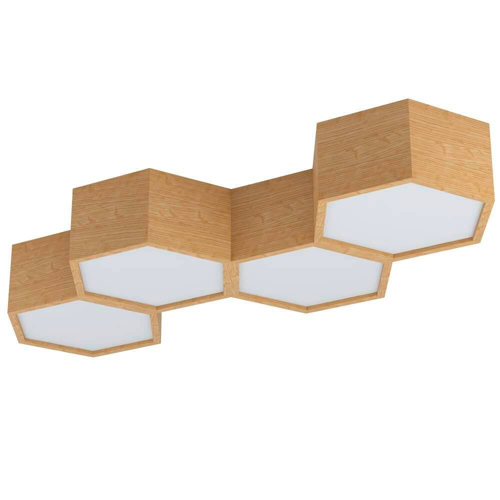 Eglo-Leuchten MIRLAS Lámpara de Techo Marrón, 4 luces main product photo