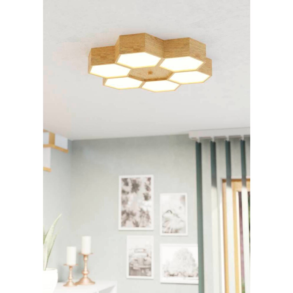 Eglo-Leuchten MIRLAS Lámpara de Techo Marrón, 6 luces main product photo