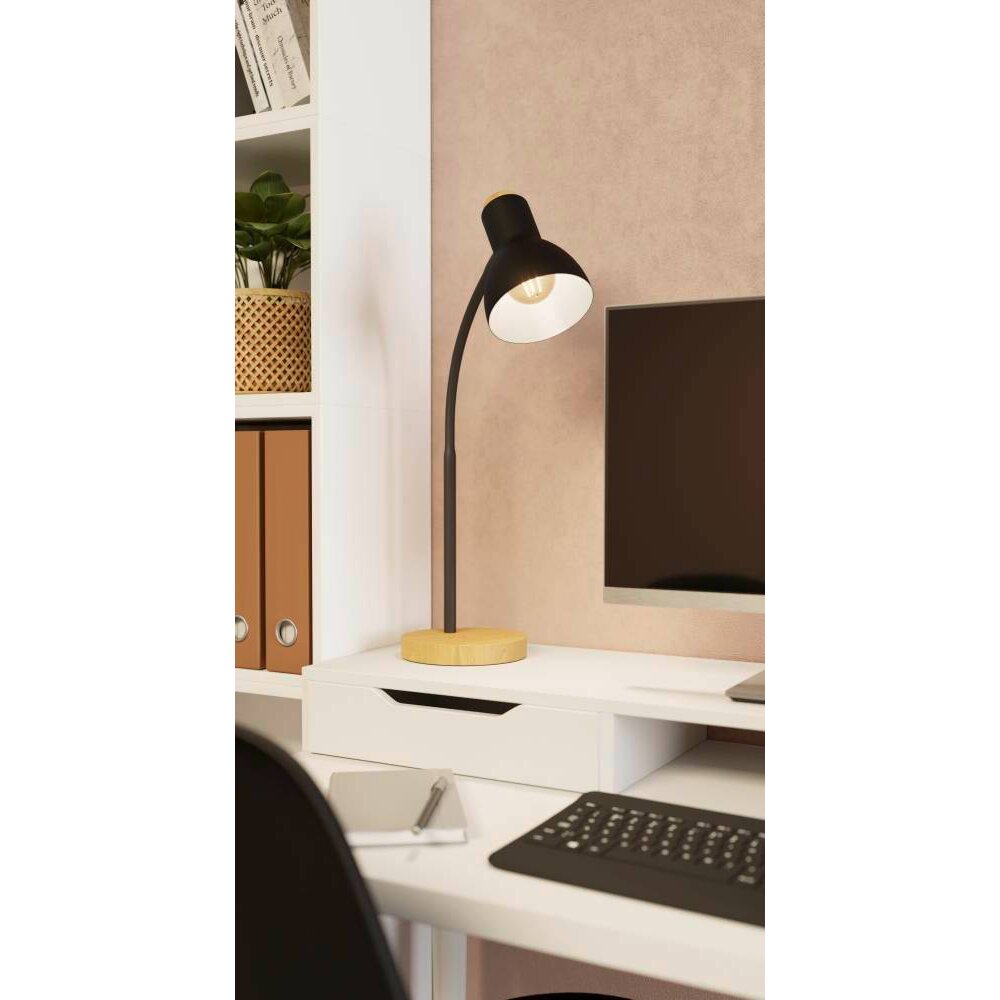 Eglo-Leuchten VERADAL Lámpara de mesa Marrón, Negro, 1 luz main product photo