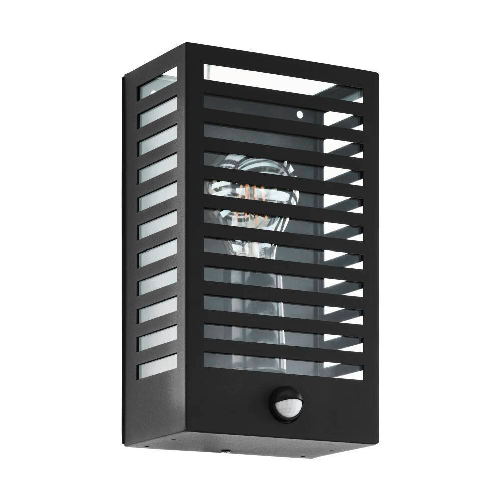 Eglo-Leuchten ALAMONTE Aplique para exterior Negro, 1 luz, Sensor de movimiento main product photo