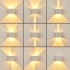 Strandaa Aplique LED Blanca, 2 luces