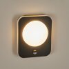 Haga Aplique para exterior LED Negro, 1 luz, Sensor de movimiento