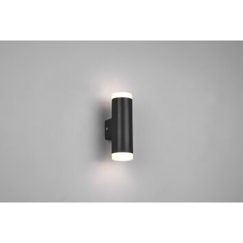 Trio-Leuchten Ray Aplique LED Negro, 2 luces