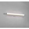 Trio-Leuchten Rocco Aplique LED Cromo, 1 luz