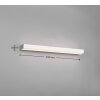 Trio-Leuchten Rocco Aplique LED Cromo, 1 luz