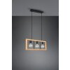 Trio-Leuchten Agra Lámpara Colgante Negro, 3 luces