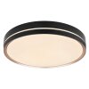 Globo MANNI Lámpara de Techo LED Bronce, Negro, 1 luz, Mando a distancia