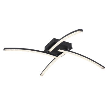 Globo JULES Lámpara de Techo LED Negro, 1 luz