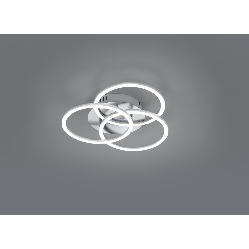 Reality Circle Lámpara de Techo LED Níquel-mate, 1 luz, Mando a distancia main product photo