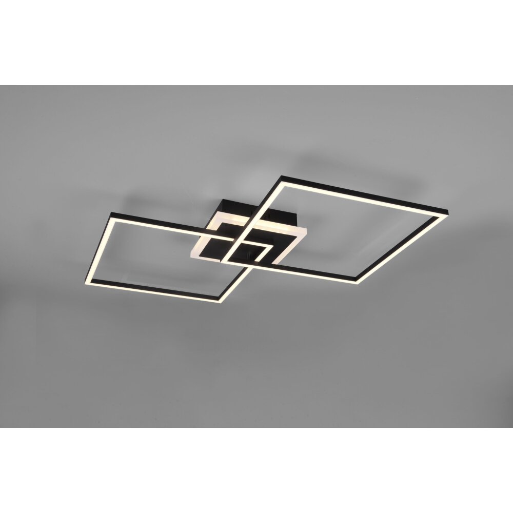 Reality Arribo Lámpara de Techo LED Negro, 3 luces, Mando a distancia, Cambia de color main product photo