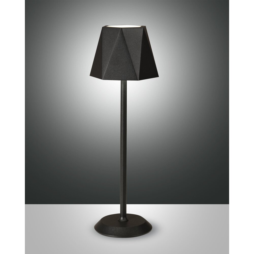 Fabas-Luce KATY Lámpara de mesa LED Negro, 1 luz main product photo