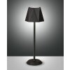 Fabas-Luce KATY Lámpara de mesa LED Negro, 1 luz