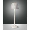 Fabas-Luce KATY Lámpara de mesa LED Blanca, 1 luz