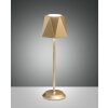 Fabas-Luce KATY Lámpara de mesa LED dorado, 1 luz