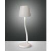 Fabas-Luce JUDY Lámpara de mesa LED Blanca, 1 luz