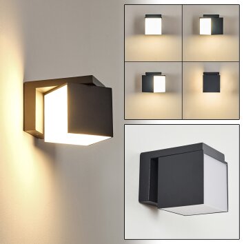 Swanek Aplique para exterior LED Antracita, 1 luz