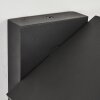 Lyckan Aplique para exterior LED Negro, 1 luz, Sensor de movimiento