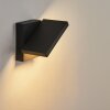 Lyckan Aplique para exterior LED Negro, 1 luz, Sensor de movimiento