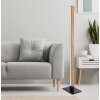 Globo DORO Lámpara de Pie Color madera, Negro, 1 luz