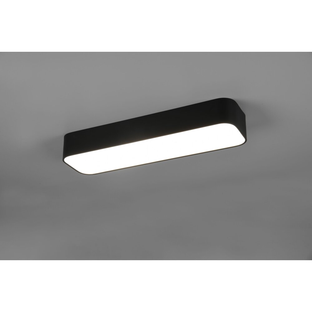 Reality Asterion Lámpara de Techo LED Negro, 1 luz, Mando a distancia main product photo