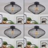Unafo Lámpara de Techo Negro, 1 luz