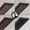 Luturula Lámpara Colgante LED Negro, 1 luz