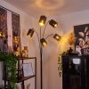 Bathinda Lámpara de Pie Color cobre, Negro, 5 luces