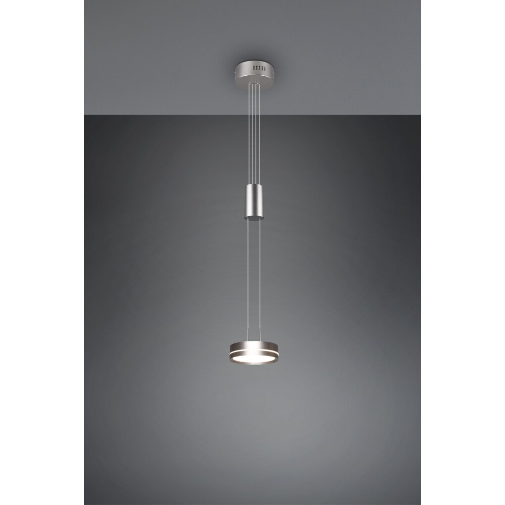 Trio-Leuchten Franklin Lámpara Colgante LED Níquel-mate, 1 luz main product photo