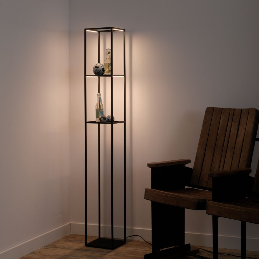 Paul-Neuhaus CONTURA Lámpara de Pie LED Negro, 4 luces main product photo