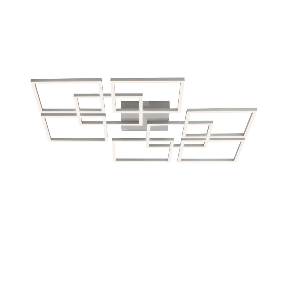 Paul-Neuhaus Q-INIGO Lámpara de Techo LED Acero bruñido, 7 luces, Mando a distancia main product photo