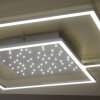 Paul-Neuhaus YUKI Lámpara de Techo LED Acero bruñido, 3 luces, Mando a distancia