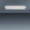 Paul-Neuhaus Q-KAAN Lámpara de Techo LED Acero bruñido, 2 luces, Mando a distancia