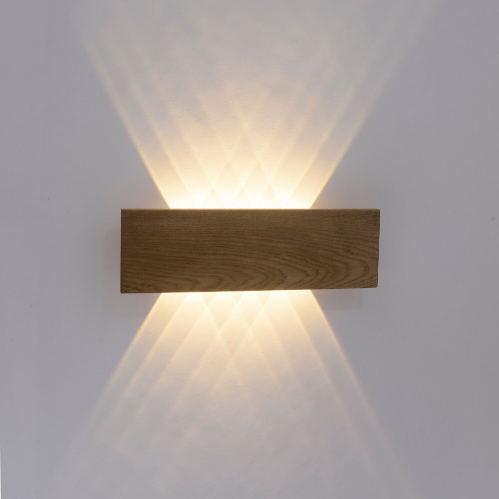 Paul-Neuhaus PALMA Aplique Gris, Madera clara, 10 luces main product photo